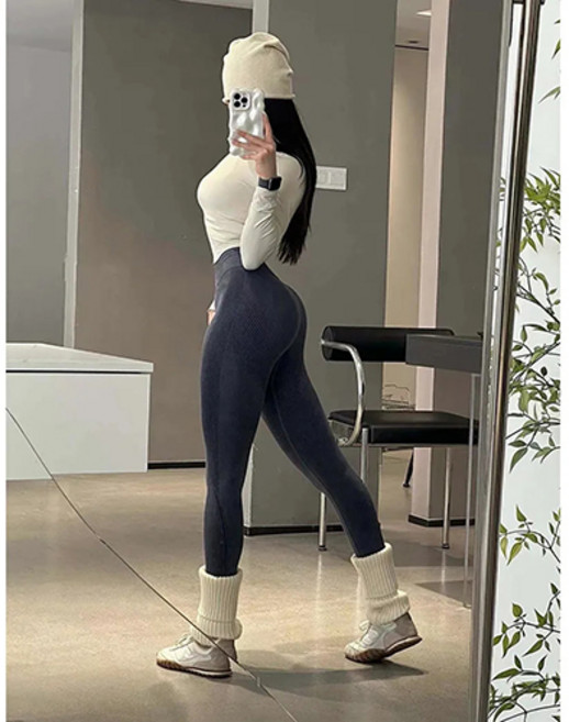 여성 하이웨스트 청바지 레깅스