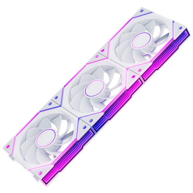페이버 Asiahorse NYOTA Ultra ARGB 120mm 쿨러팬 PC모듈팬, 3개, 화이트, NYOYA Ultra 리버스