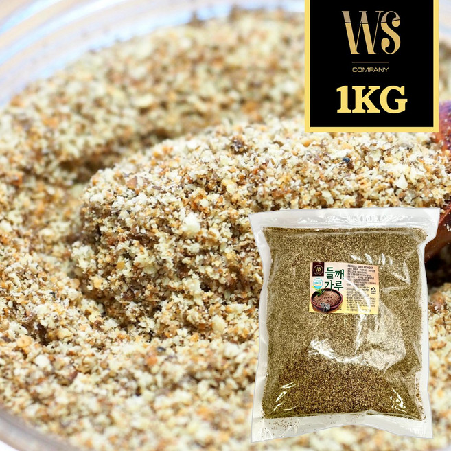 우성물산 고소한 들깨가루 거친 업소용 식자재, 1kg, 1개