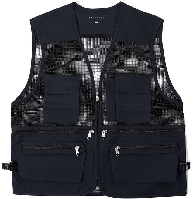 언탭트 남녀공용 수납왕 망사 조끼