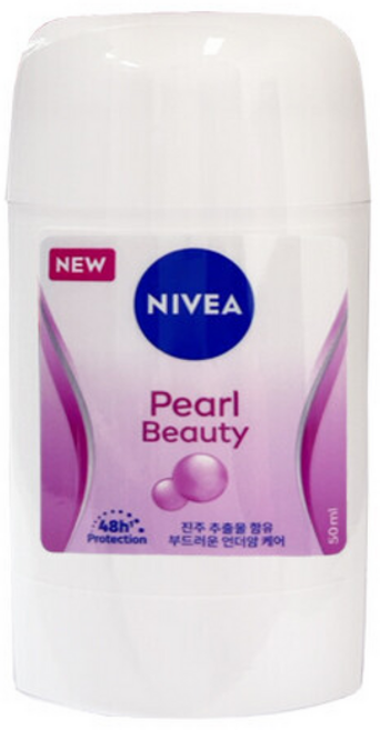 니베아 데오드란트 펄앤뷰티 스틱 50ml, 니베아 데오 드란트 펄앤뷰티 스틱 50ml, 1개