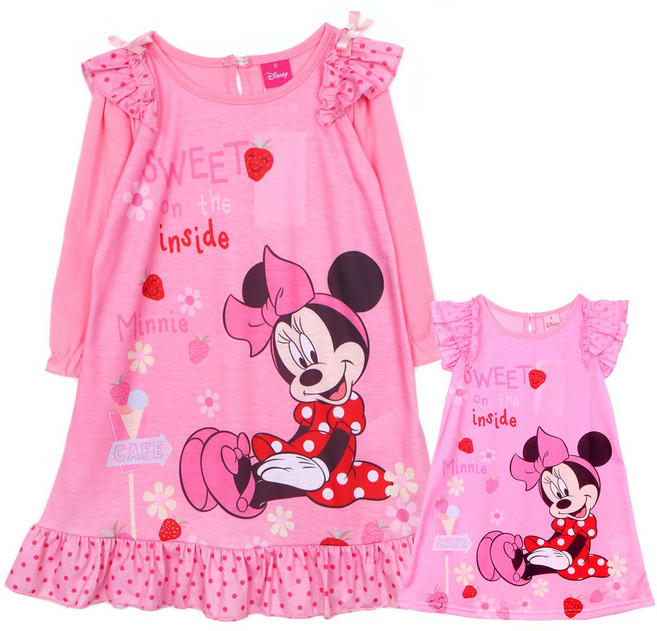 디즈니 공주 원피스 드레스 아동 여아 유아 잠옷 세트 파자마 파티 실내복 미니 반팔/7부