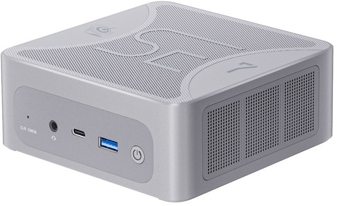BEELINK SER7 7840HS 베어본 미니PC 윈도우11 지원, 32G RAM+1TB SSD, 그레이, 그레이