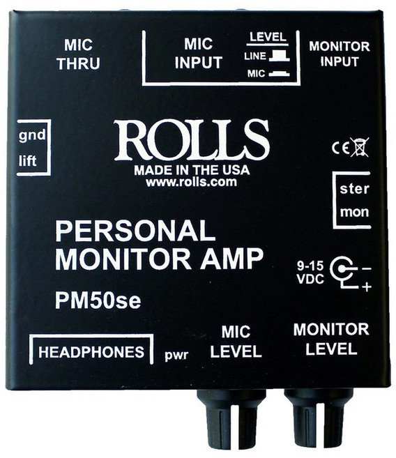 ROLLS PM50se 美製 麥克風監聽放大器, 1個