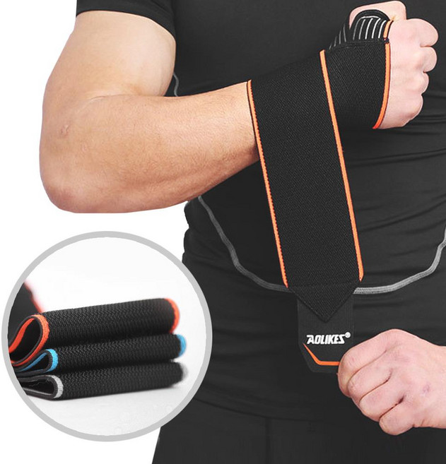 근력운동 아대 스트랩 손목 보호대 2p 1set 손목보호용아대, 1개