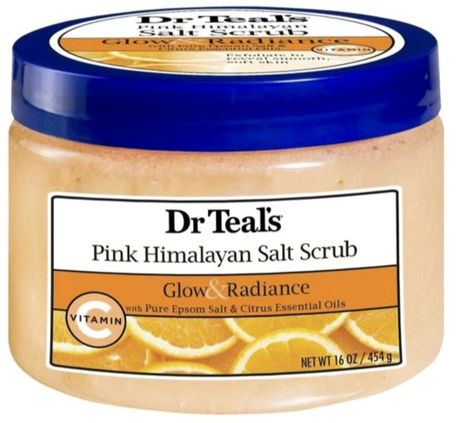 닥터틸즈 글로우 & 래디언스 핑크 히말라얀 솔트 스크럽, 1개, 454g - 쿠팡