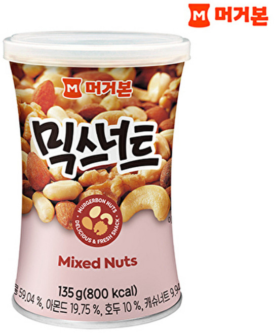머거본 믹스너트 135g 1캔, 1개