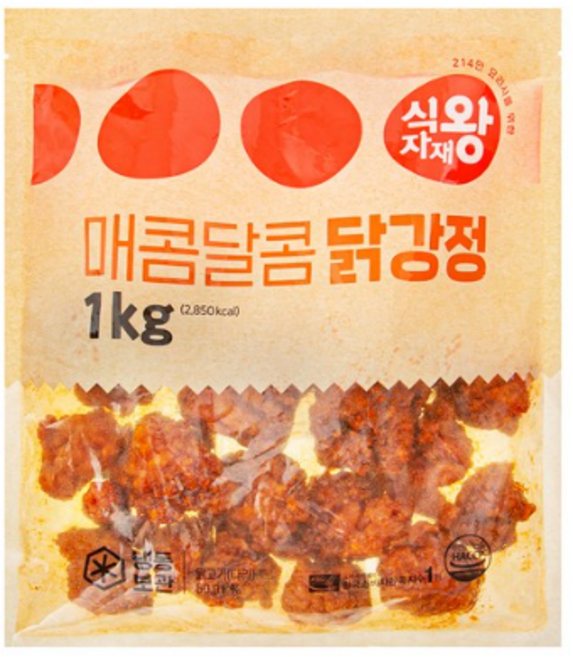 식자재왕 매콤달콤닭강정, 1개, 1kg
