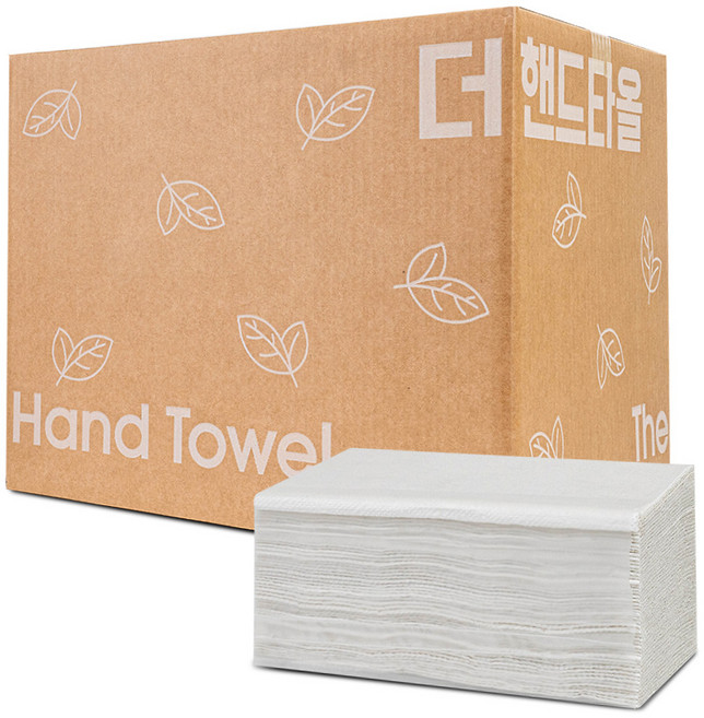 크린 핸드타올 페이퍼타올 티슈 화장실 화장지 크린유통, 1박스, 5000매