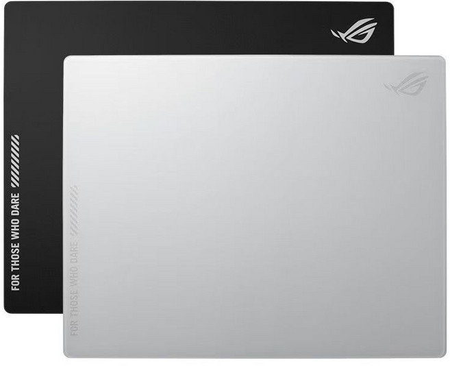 ROG 문스톤 에이스 L 강화유리 게이밍 마우스패드 (FPS 최적화 표면 미끄럼 방지), 1개, 화이트 300X250cm