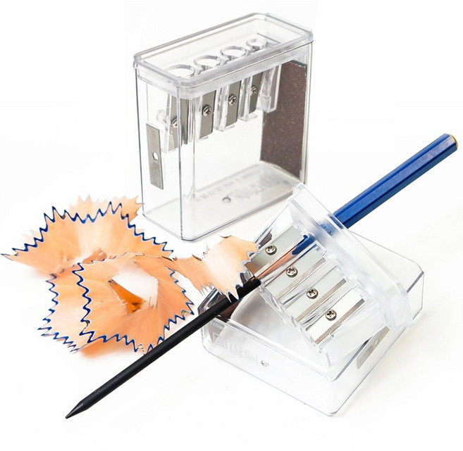 소묘미술용 예중 예고 입시미술 드로잉 4구연필깎이, 2개