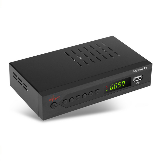 Activeview AV 지상파 TV 수신기 셋톱박스, 1개, AP13AV