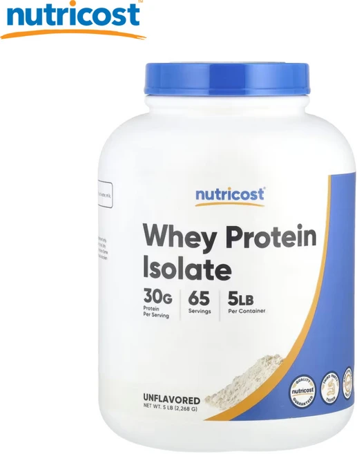 뉴트리코스트 WPI 분리 유청 단백질 웨이 프로틴 무맛 2268g, 2.268kg, 1개 - 쿠팡