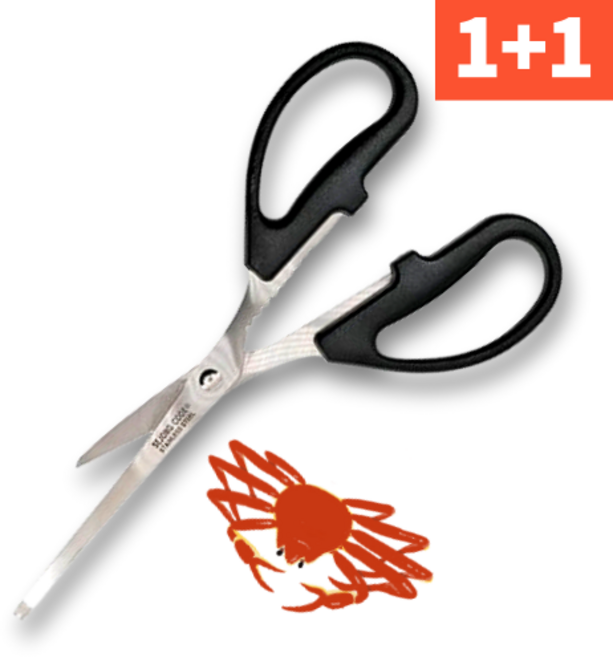 모나홈 게가위 1+1 고강도 스테인레스 단단한 껍질 다리 만능 대게가위, 1세트