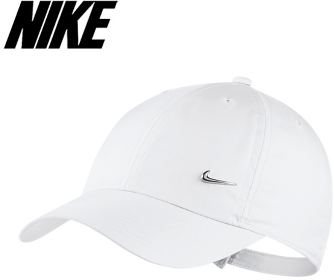 나이키 헤리티지86 메탈 스우시 캡 모자 AV8055-100 볼캡 야구 골프, 화이트, 1개