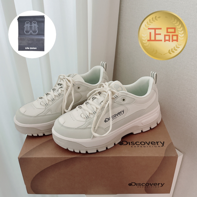 백화점 디스커버리 운동화 런닝화 남녀공용 커플 신발 DSBP 데일리슈즈+Life Union파우치