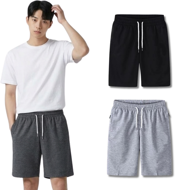 파트마 남자 여름 반바지 트레이닝 운동 잠옷 스포츠 요가 숏팬츠 3개 세트