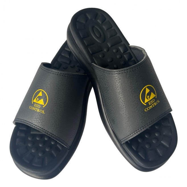 국산고급형 푹신한 제전화 제전슬리퍼 정전기방지슬리퍼 ESD 방진화 크린룸 안전제전화 SH-1900, 240, 1개