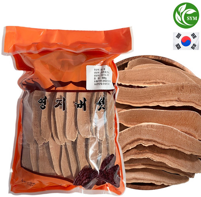 신영몰 국산 영지버섯 슬라이스/절편 국내산, 1개, 500g