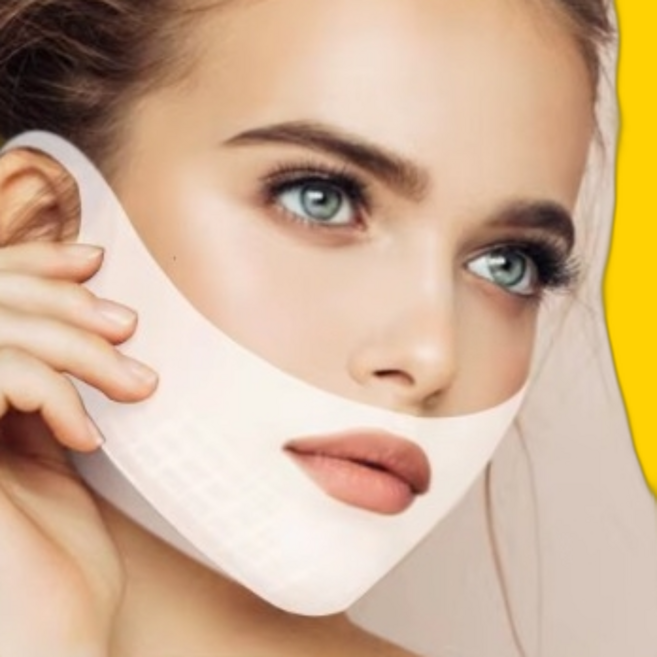 심부볼리프팅 주걱턱교정 팔자주름리프터 팔자리프터 팔자주름교정기 안면거상밴드 사각턱교정, 1개, 화이트