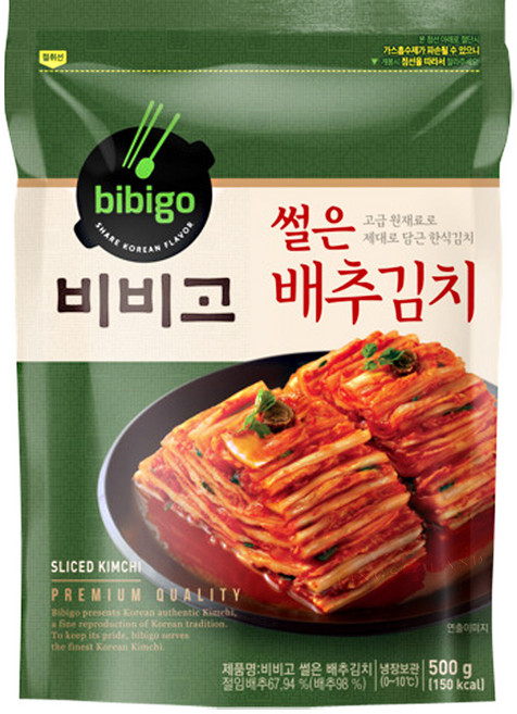 비비고 썰은배추김치 500g x 6개