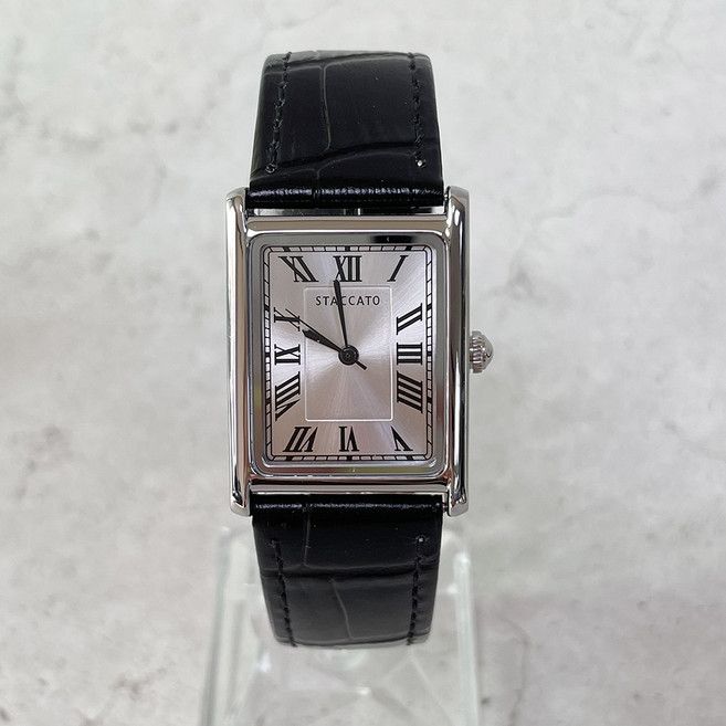 스퀘어 남녀공용 가죽시계 남자시계 여자시계 커플손목시계 클래식 문자판 시계선물