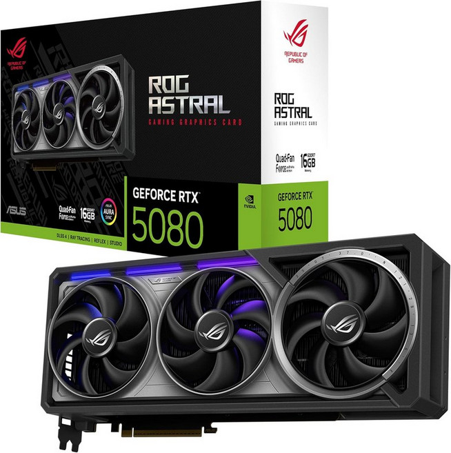 ASUS SFF 준비 프라임 지포스 RTX 5080 OC 에디션 16GB GDDR7 그래픽 카드PCIe 5.0 HDMIDP 2.1 2.5 슬롯 축류 팬 베이퍼 챔버 듀얼 BIOS