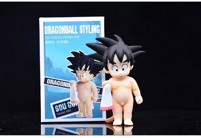 손오공 어린시절 목욕 모형 스태츄 11cm 피규어, 1개, 1개