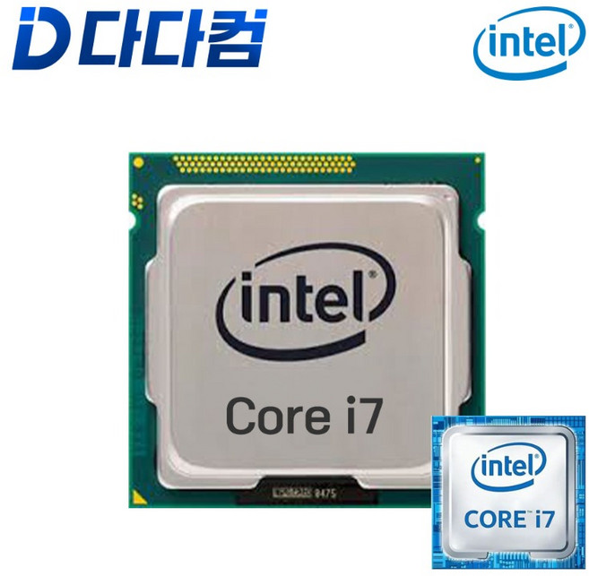 intel 인텔 CPU i7-6700 i7-7700 i7 6세대 7세대