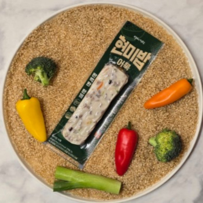 [행사가 10개묶음] 현미밥으로 만든 어묵바 글루텐프리 튀기지 않은 가마보꼬어묵, 1개, 900g