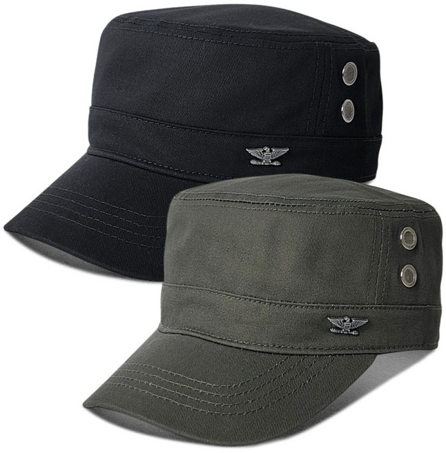 나인벨로 1+1 밀리터리 군모 무지 캡 남성 모자