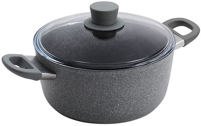 ZWILLING 즈윌링 파르마 플러스 세라믹 논스틱 4.8쿼트 더치 오븐 (뚜껑 포함) 23882768, Gray, No Size