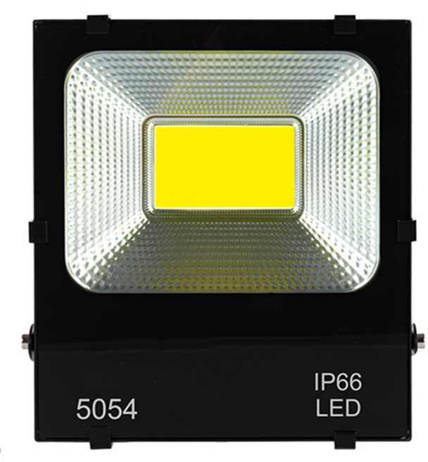 LED投射燈 COB高亮度節能燈泡 IP66防水戶外照明 鋼化玻璃耐用防護, 工業級-厚款100W-白光220V, 1個