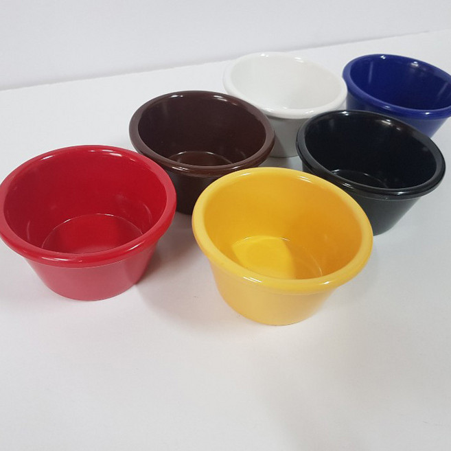 풍년주방 멜라민 버터볼 소스볼그릇 소스그릇 대.중.소 6color, S-550(소)_노랑색, 1개