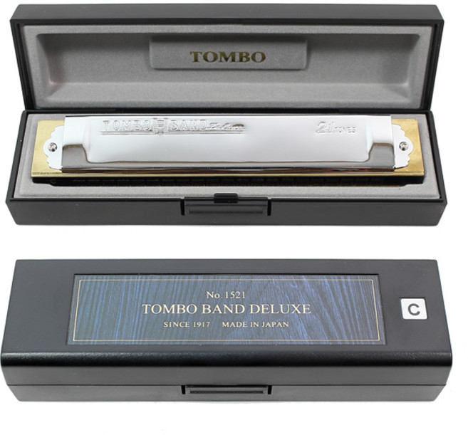 톰보(TOMBO) 밴드 디럭스 21 하모니카 (No.1521), C, 1개, 키