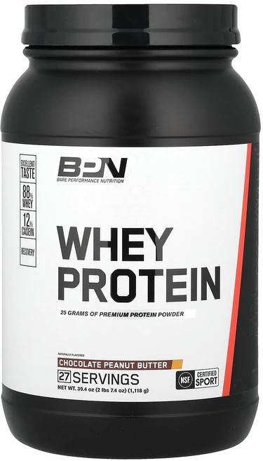BPN Whey Protein Chocolate Peanut Butter 2 lbs 7.4 oz (1 118 g), BPN, Whey Protein, Chocolate P, 1개 - 쿠팡