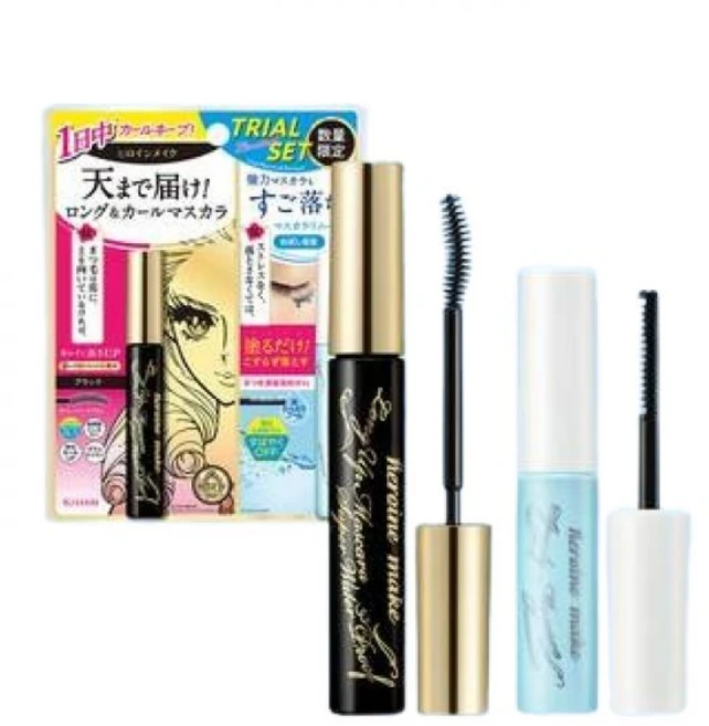 키스미 히로인메이크 롱 업 마스카라 슈퍼 워터프루프 [딥블랙] (+ 마스카라 리무버 미니 증정) 6g 1개, 키스미 히로인메이크 롱 업 마스카라 슈퍼 워터프루프 [ - 쿠팡