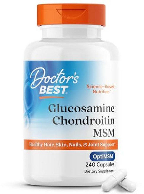 Doctor's Best 닥터스 베스트 글루코사민 콘드로이친 MSM, 240회분, 1개