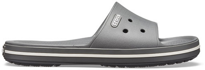 크록스 크록밴드 3 슬라이드 SLATE GREY WHITE (20SUSL205733)