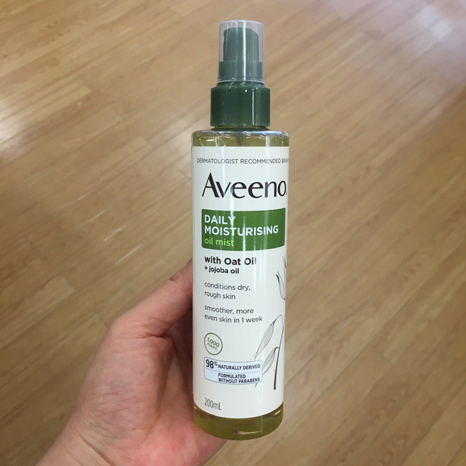 아비노 모이스처라이징 오트 오일 바디 미스트 Aveeno Daily Moisturising Oat Oil Mist, 1개, 200ml