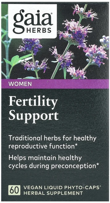 Gaia Herbs Fertility Support for Women 60 액상 식물성 파이토캡, GaiaHerbsFertilitySupportforWo, 1개, 60정 - 쿠팡