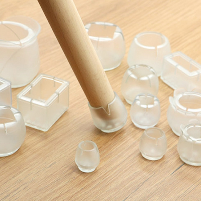 101도 의자발캡 의자커버 의자발커버 층간소음방지 4개세트, 블랙 2호