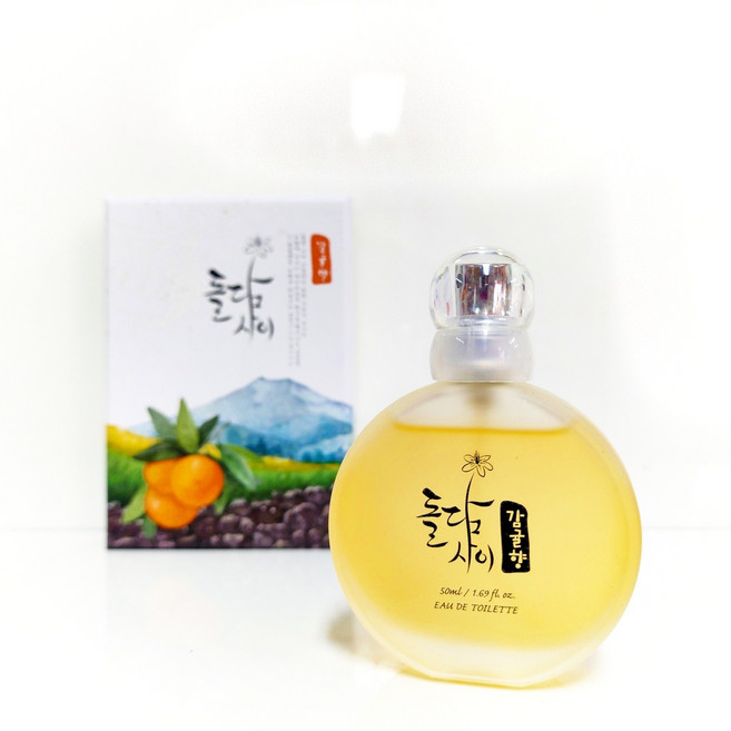 상큼한 제주 감귤향 향수, 1개, 50ml