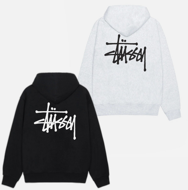 당일발송 스투시 본사 정품 베이직 후디 공용 긴팔 후드티 1925000 + GRAD 정품보증택