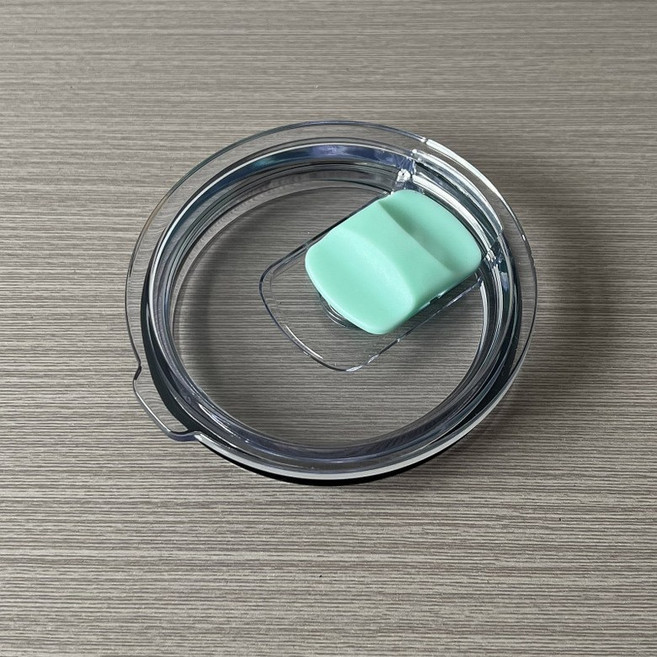 스타벅스호환 스탠리호환 교체용 뚜껑 투명 자석 푸시형 20온스 591ml 30온스, 얇은 카키 그린 20온스, 1개