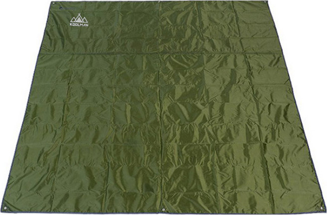 KOOLMAN 경량 그라운드 텐트 방수포 미니타프겸용, 카키