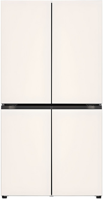 [색상선택형] LG전자 오브제컬렉션 860L 양문형 4도어 냉장고 메탈 디오스 STEM 상냉장 하냉동 방문설치, T875MEE042