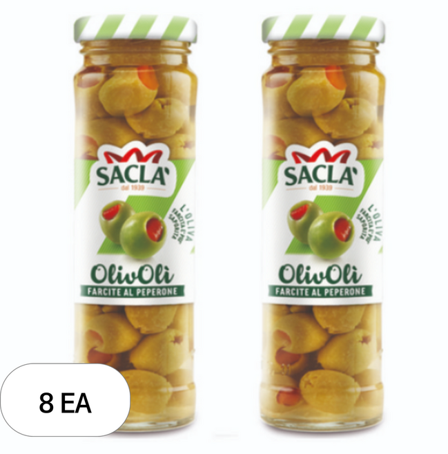 사클라 올리브 앤 파프리카, 140g, 8개