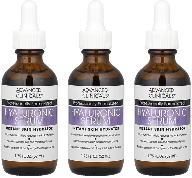 어드밴스드클리니컬스 3개X 히알루론산 세럼 52ml(1.75fl oz), 3개, 52ml - 쿠팡