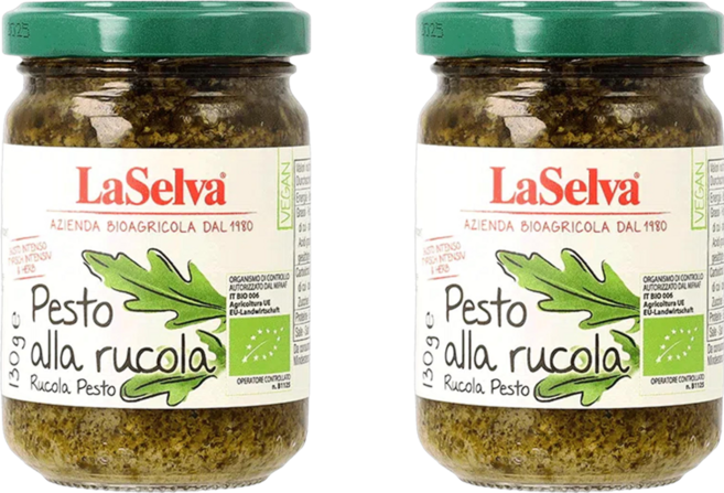 라셀바 유기농 루꼴라 페스토 소스, 2개, 130g